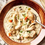 Hearty Dairy-Free Chicken Dumpling Soup