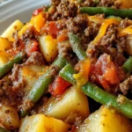 Hearty Ground Beef and Potato Hobo Casserole