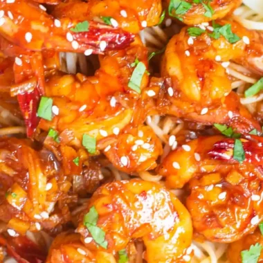 Spicy Honey Garlic Shrimp