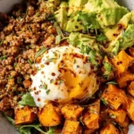 Hot Honey Ground Turkey Bowl