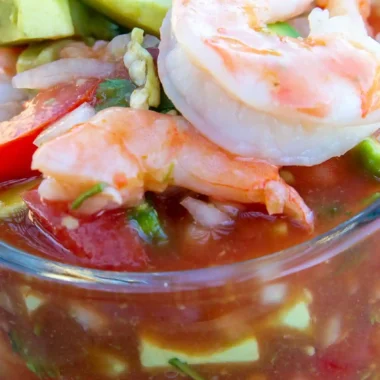 Yucatan-Style Mexican Shrimp Cocktail (Campechana)