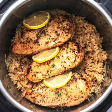 Savory Instant Pot Chicken and Rice