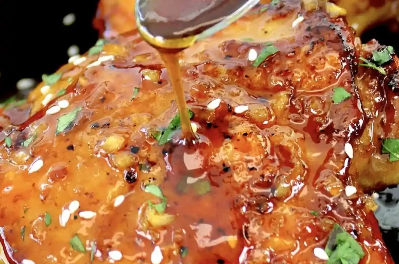 Low-Carb Honey Garlic Chicken Thighs