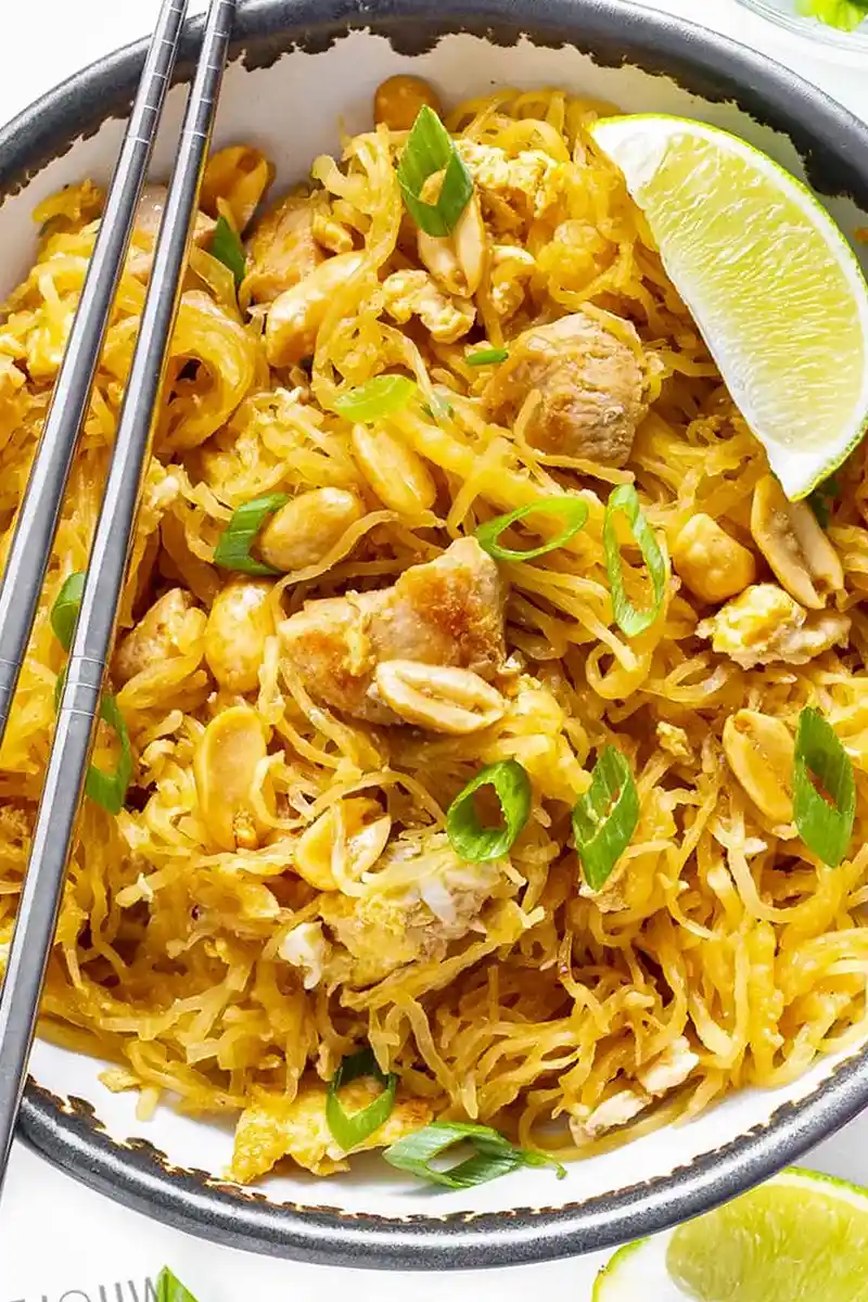 Spaghetti Squash Pad Thai