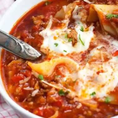 Creamy Lasagna Soup