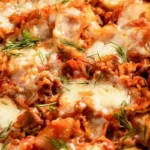 Cheesy Ground Beef and Cabbage Casserole