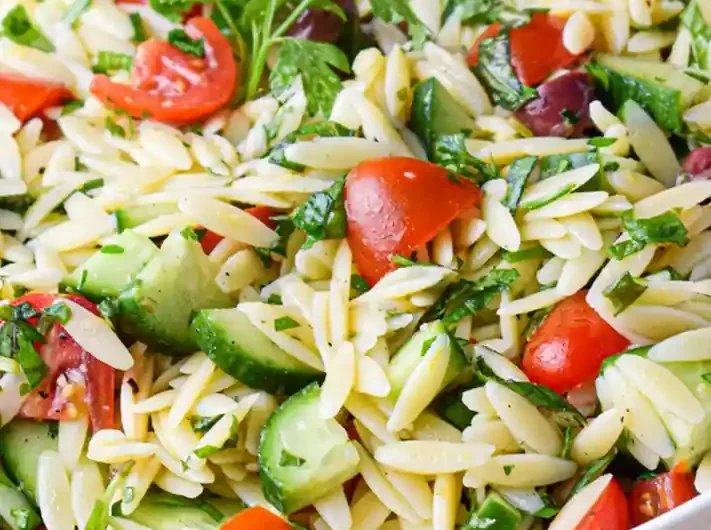 Zesty Lemon Orzo Pasta Salad