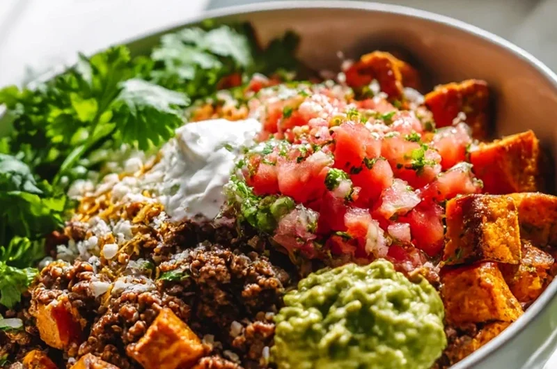 Nutritious Sweet Potato Taco Bowl