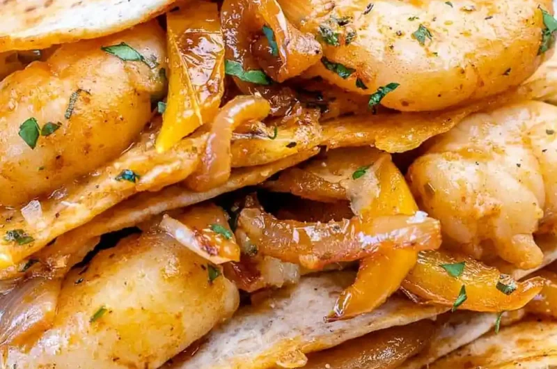 Zesty Shrimp and Cheese Quesadillas