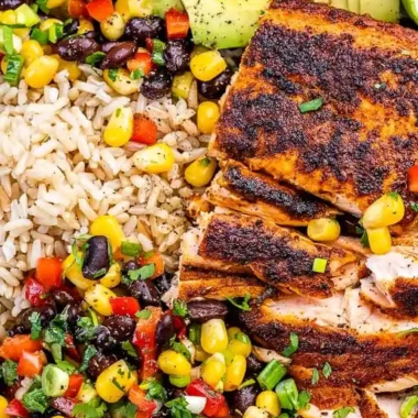 Southwest Salmon Bowls