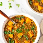 Moroccan Sweet Potato and Lentil Stew