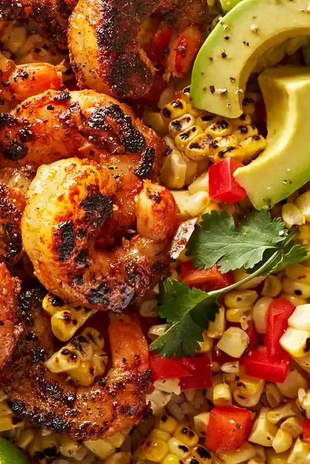 Blackened Shrimp Bowls