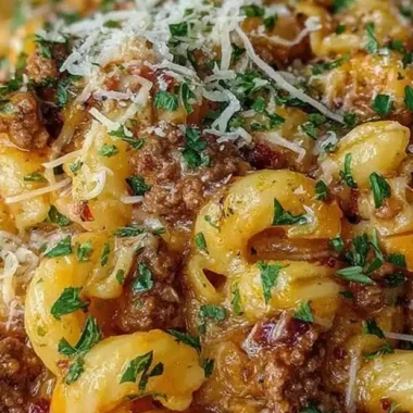 One-Pan Cheeseburger Macaroni