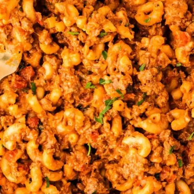 Hearty One-Pot Beef and Macaroni Goulash