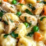 One Pot Gnocchi Chicken Pot Pie