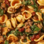 Creamy Ground Beef Pasta with Sun-Dried Tomatoes