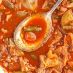 Slow Cooker Low Calorie Cabbage Soup