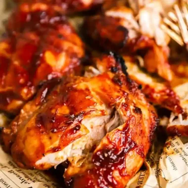 Easy Oven Baked BBQ Chicken Thighs