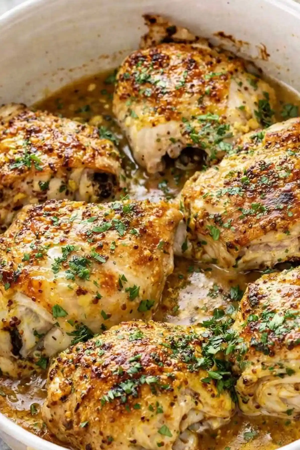 Oven Baked Chicken Thighs
