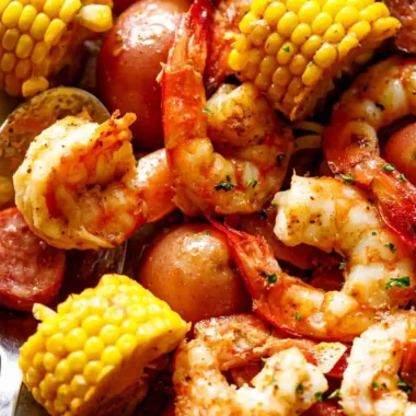 Garlic Butter Oven-Baked Shrimp Boil