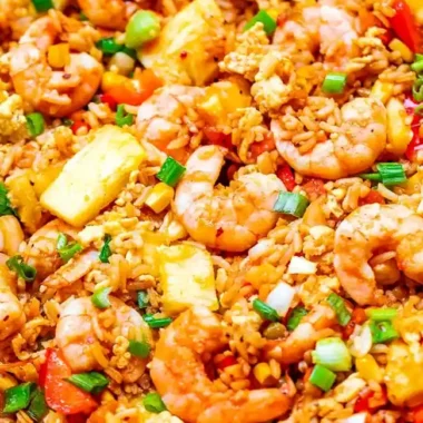 Hawaiian Pineapple Shrimp Fried Rice