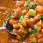 Creamy Smoky Pinto Bean Soup