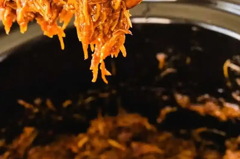 Easy Slow Cooker BBQ Pulled Chicken