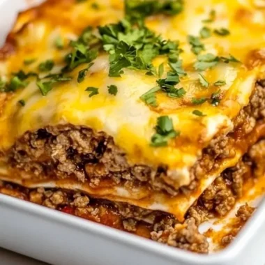 Simple Beef Enchilada Casserole