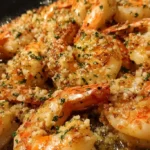 Ruth’s Chris Garlic Parmesan Shrimp Skillet