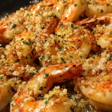 Ruth’s Chris Garlic Parmesan Shrimp Skillet