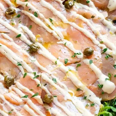 Elegant Smoked Salmon Carpaccio
