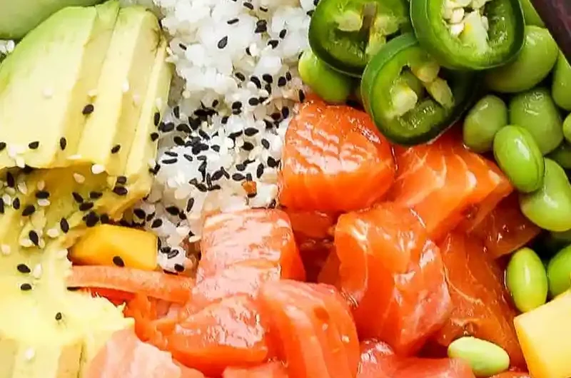Fresh Salmon Poke Bowl