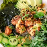Seasoned Salmon Rice Bowls