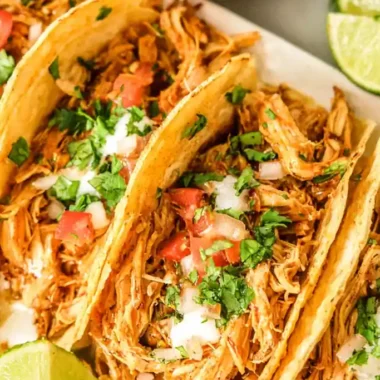 Savory Shredded Chicken Tacos
