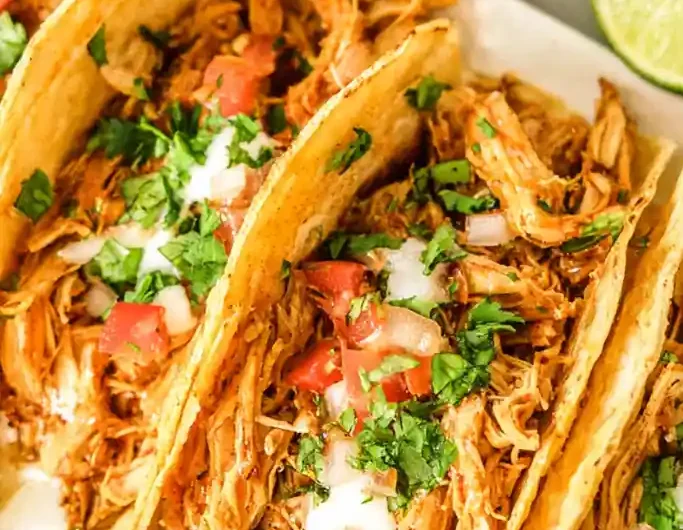 Savory Shredded Chicken Tacos