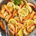 Classic Shrimp Francese with Lemon Butter Sauce