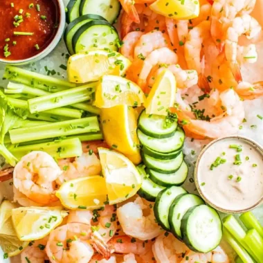Chilled Shrimp Platter with Cajun Aioli