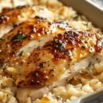 Creamy Savory Chicken and Rice Casserole