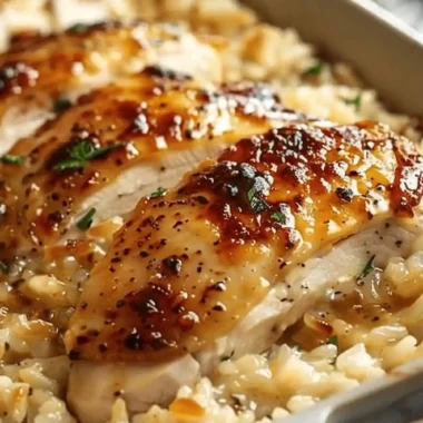 Creamy Savory Chicken and Rice Casserole