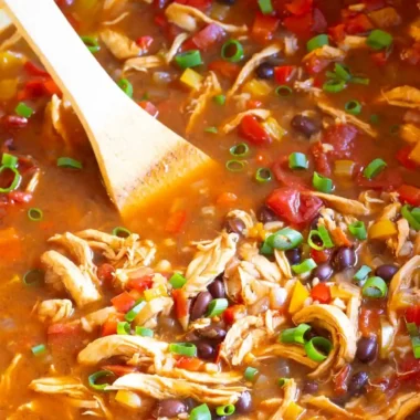 Skinny Chicken Fajita Soup Recipe