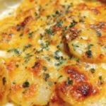 Slow Cooker Cheesy Scalloped Potatoes