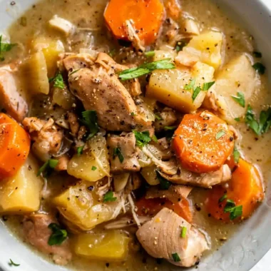 Creamy Slow Cooker Chicken Stew