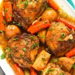 Slow Cooker Chicken Thighs with Hearty Vegetables