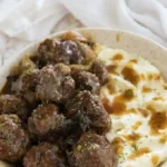 Slow Cooker Meatballs and Gravy