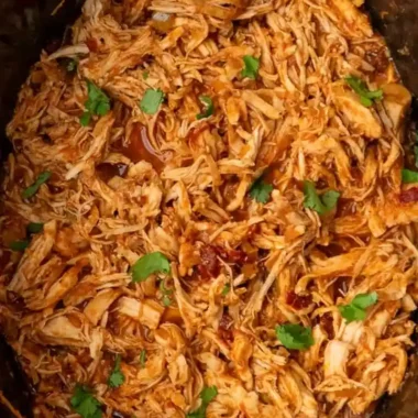 Easy Slow Cooker Mexican Shredded Chicken