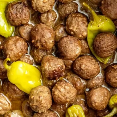 Slow Cooker Mississippi Meatballs