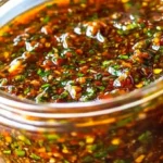 Bold Smoky Red Chimichurri Sauce