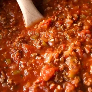 Hearty Homemade Meat Sauce for Spaghetti