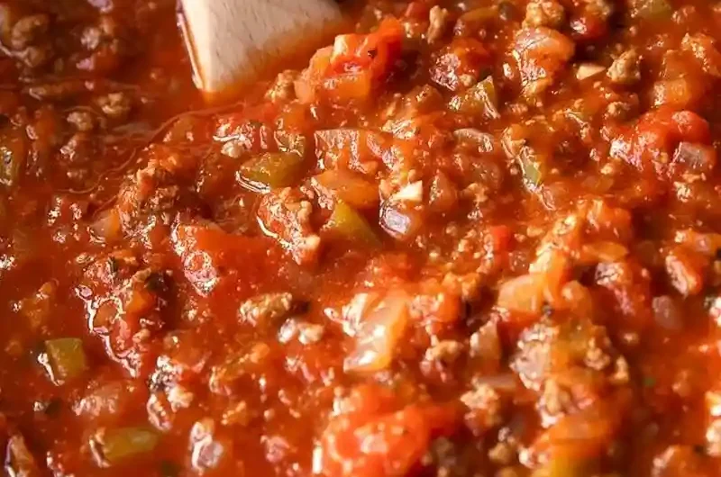 Hearty Homemade Meat Sauce for Spaghetti