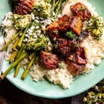 Baked Lemon Balsamic Salmon Bowls